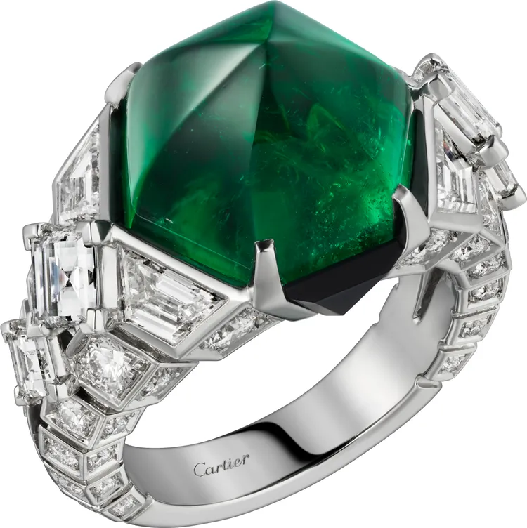 Cembra祖母綠戒指，約1900萬元。品牌提供