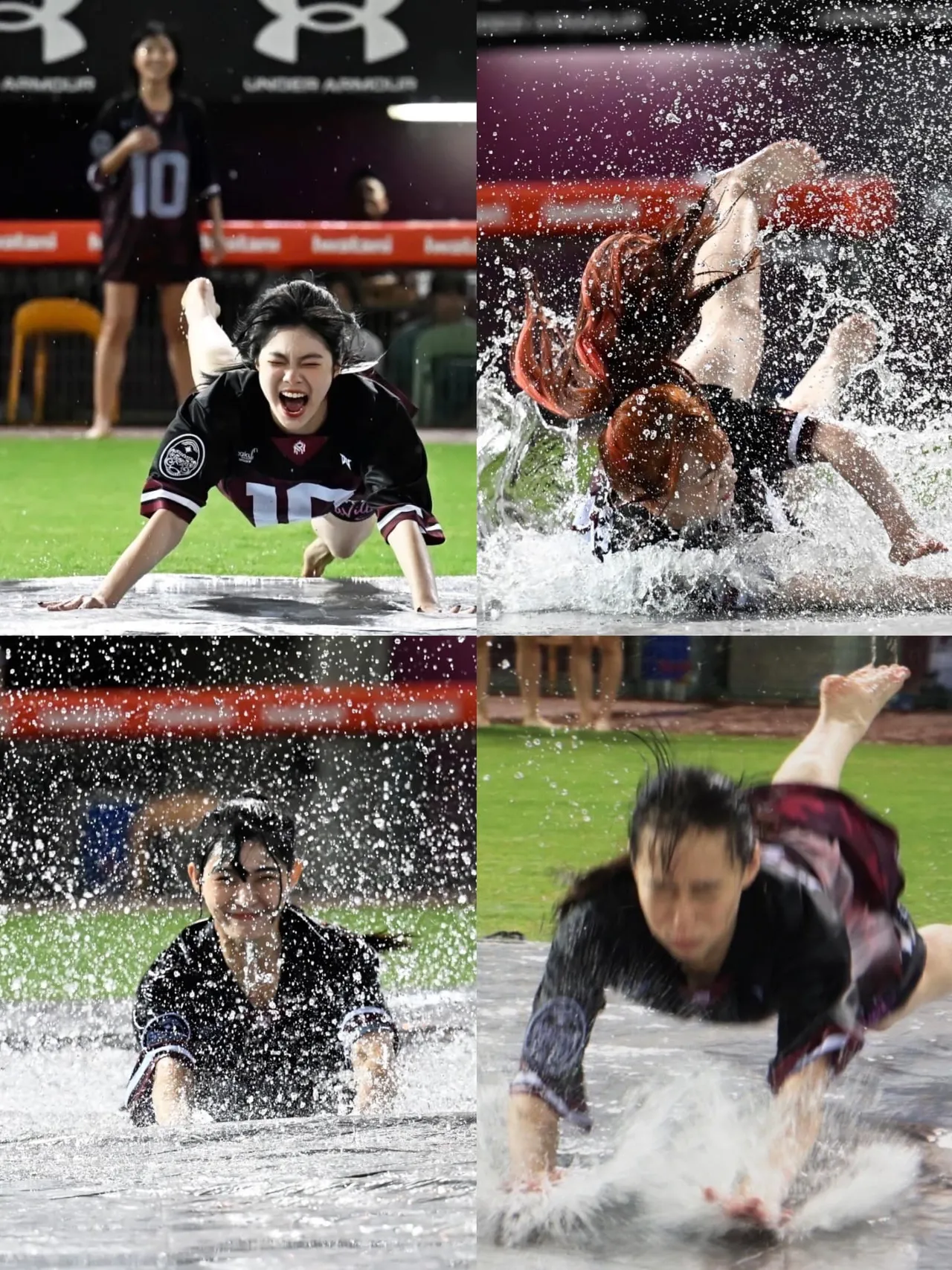 樂天眾女神們也玩開了。取自籃籃臉書