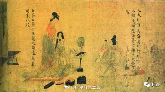 晉朝顧愷之的《女史箴圖》流傳下來的均為摹本。翻攝微博