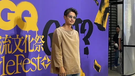 洼冢洋介登台耍潮 穿GUCCI撂台语大喊「爽啦」