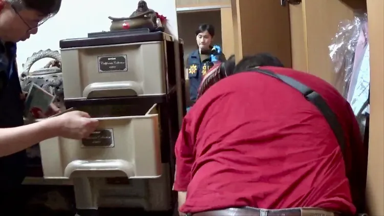 警方到苗栗、台中等多處搜索逮人。讀者提供