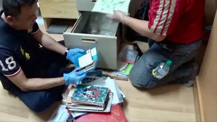 台南市刑大抽絲剝繭追查贓款流向。讀者提供