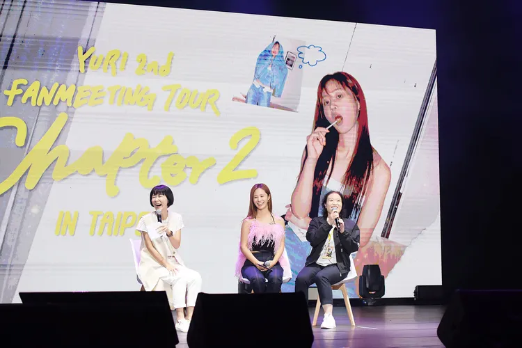 俞利（中）睽違4年來台。VISION SIAM COMPANY LIMITED ／希林國際提供