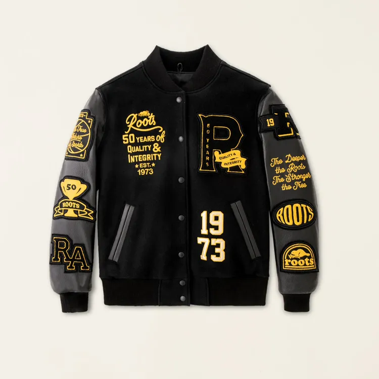Roots 50周年系列皮革夾克，2萬5800元。品牌提供
