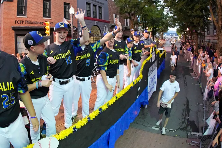 代表澳洲區參賽隊伍Hills Little League。美聯社