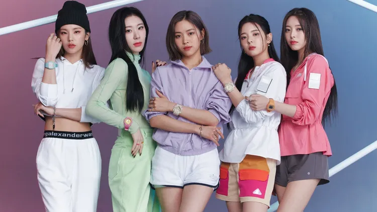 韓國人氣女團ITZY將為世界童軍大會獻唱。圖為團員先前為日本鐘錶品牌卡西歐旗下錶款代言。資料照片