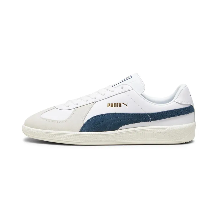 PUMA Army Trainer（藍色彎刀牛奶鞋底），3280元。品牌提供