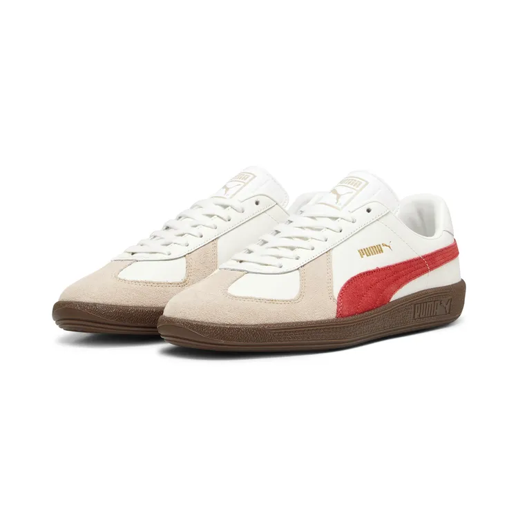 PUMA Army Trainer（紅色彎刀焦糖鞋底），3280元。品牌提供