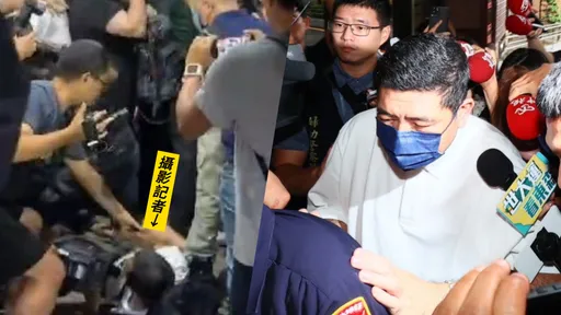 有片｜NONO移送北檢現場超火爆！記者、警方全怒了　他跌倒險被踩　