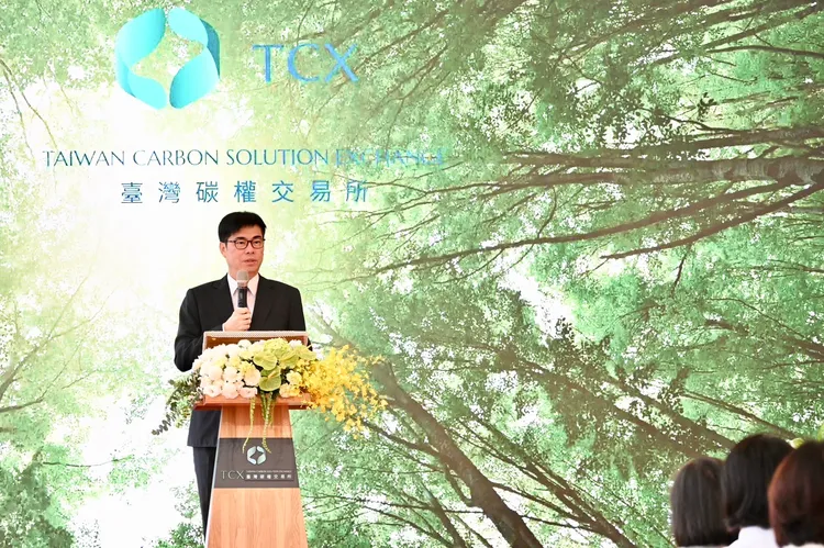 陳其邁說，高市府將持續推動碳數據轉化為碳經濟。翻攝畫面