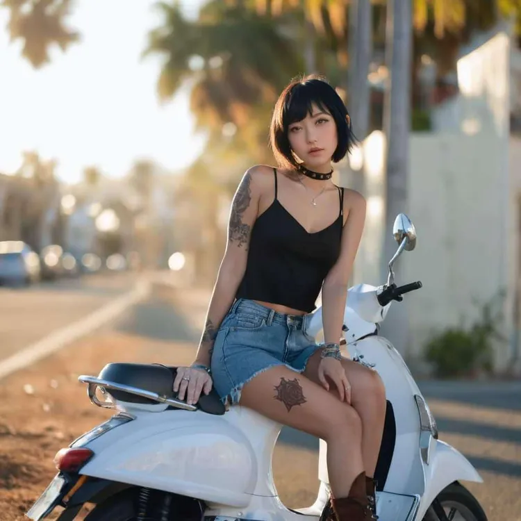 超商妹便服美圖。翻攝自臉書「爆廢公社」