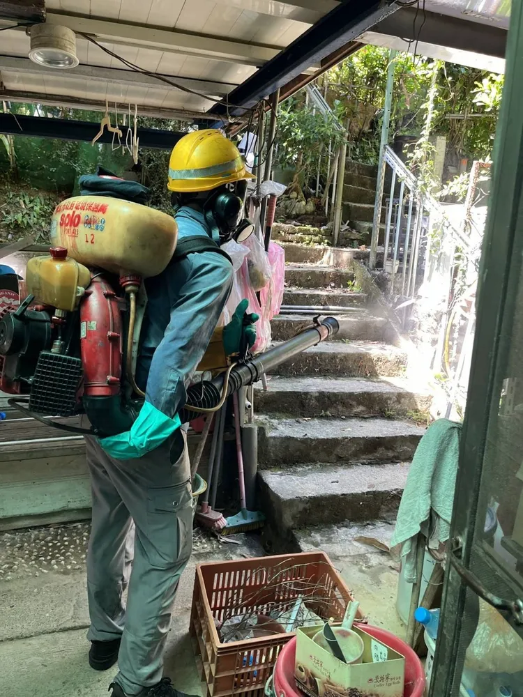 北市第2例本土登革熱病例居住在文山區。北市衛生局提供