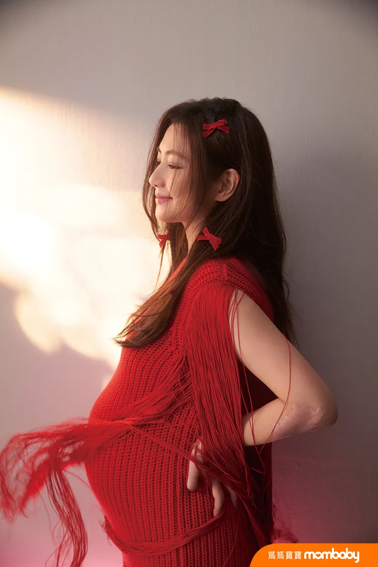 Selina分享懷孕後跟另一半的相處。《媽媽寶寶》提供