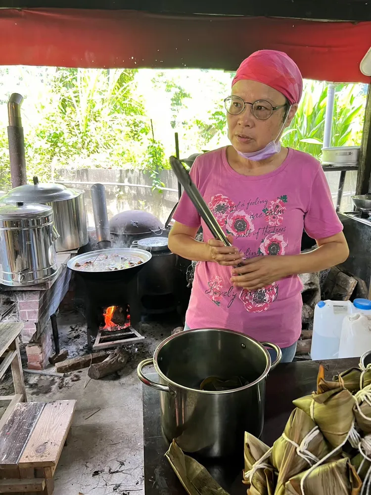 陳惠文讓學員從日常生活中自然而然學會客語。翻攝畫面