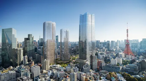 日本第一高樓「麻布台之丘森JP塔」揭幕 比東京鐵塔矮一些