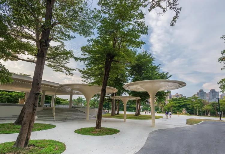 美術館特區具備完整文教機能，區段以美術公園為核心，各項生活機能佳。翻攝高美館網頁