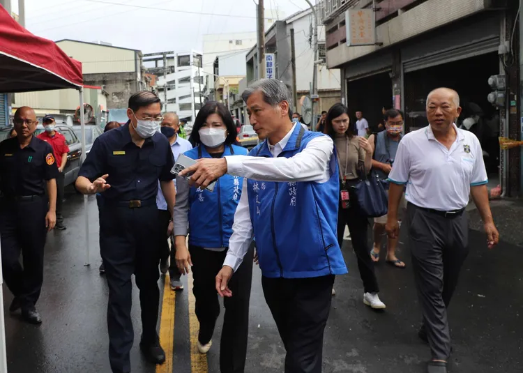 張麗善指示警察局長、消防局長盡速釐清案發原因與經過。雲林縣政府提供