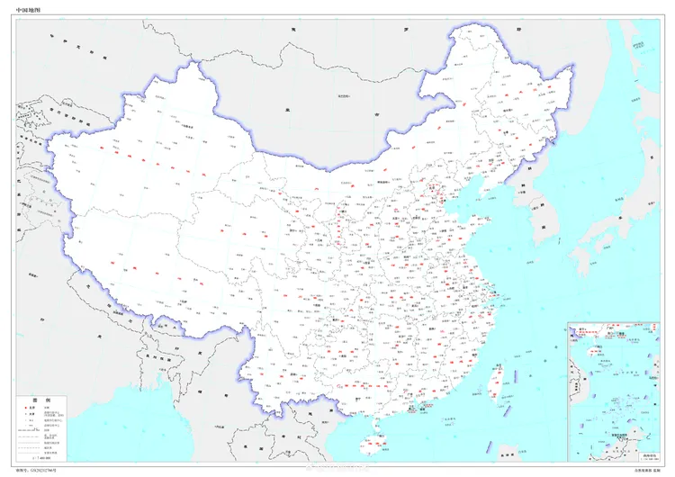中國「2023年版標準地圖」將與印度存在領土爭議的地區，劃入中國版圖，引起印度不快。翻攝央視微博