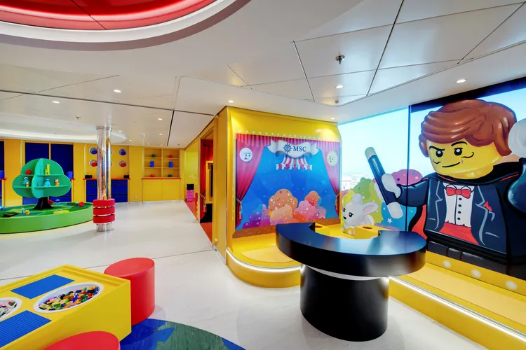 樂高海上樂園滿足親子客群需求。MSC地中海郵輪提供