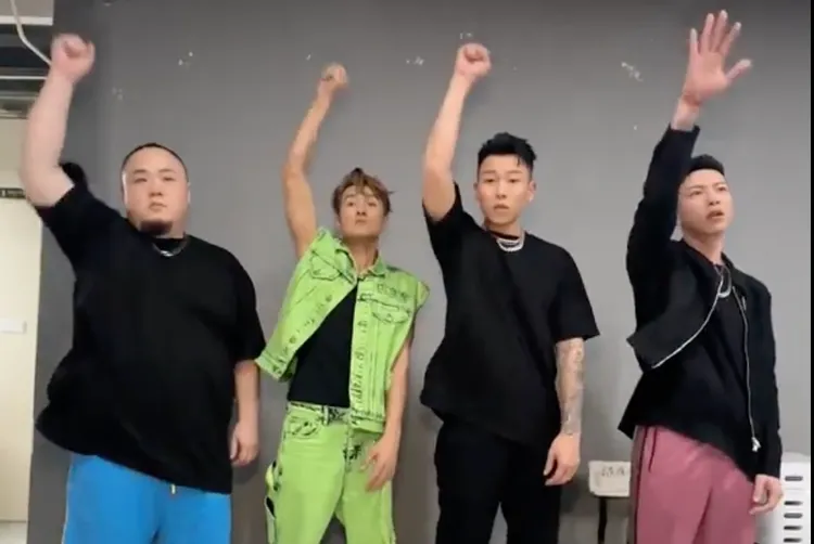 吳克群邀來嘻哈天團「頑童」拍片。翻攝滾石唱片影片截圖