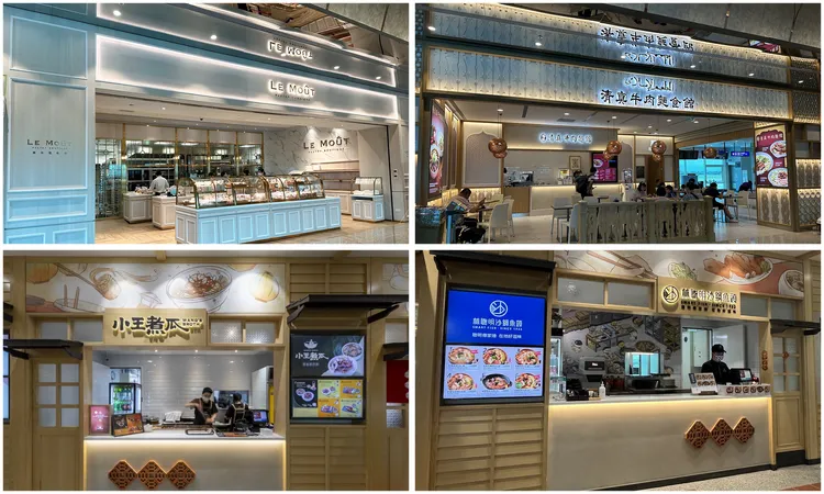 為了滿足旅客飲食需求，昇恆昌特地引進法國藍帶主廚陳嵐舒一手打造的樂沐糕餅舖，經營一甲子台灣台北知名的牛肉麵餐飲品牌「林東芳牛肉麵」、必比登推薦的美食名店「小王煮瓜」、以及擁有三代歷史的嘉義美食「林聰明沙鍋魚頭專賣店」。桃園機場提供