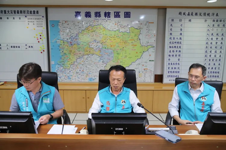 翁章梁呼籲民眾不要隨意出門，盼行政院能儘速啟動修復工程。縣府提供