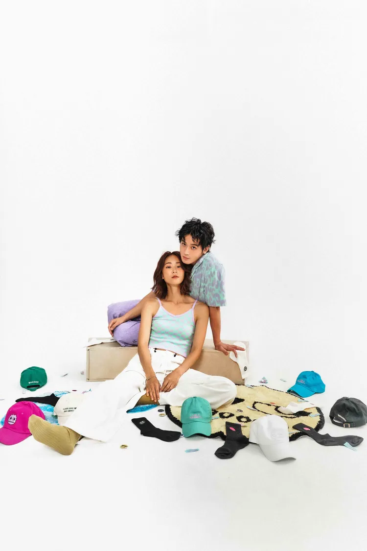 小樂（左）嘴甜讚鍾瑶一樣漂亮不會變老。藝和創藝提供