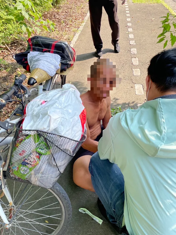 攻擊女站長的陳男今早被警方逮捕。翻攝畫面