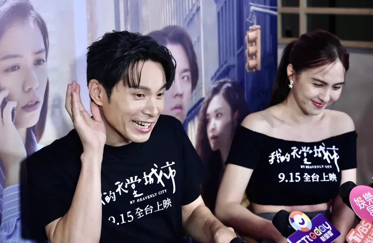 姚淳耀（左）、魏蔓飾演夫妻。林林攝