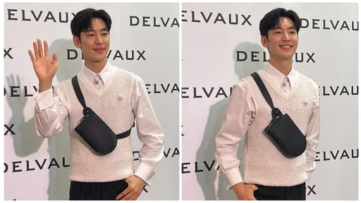 李帝勳1個月二度訪台 帥挺Delvaux點餐「想吃牛肉麵」