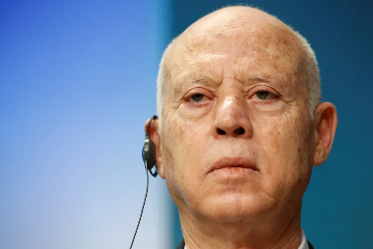 突尼西亞總統薩伊德。資料照片