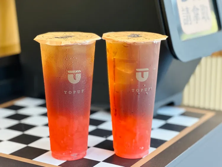 七夕情人節指定飲品蘿絲紅茶。業者提供