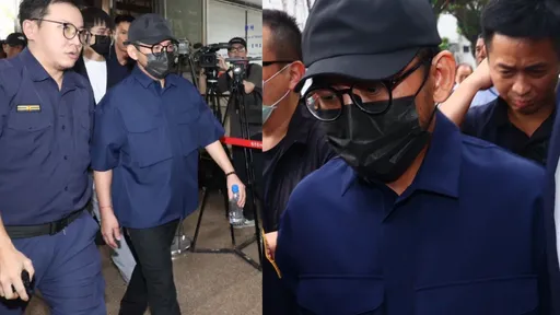 黃子佼首現身！涉拍少女裸照還命「假做愛」　移送北檢畫面曝光