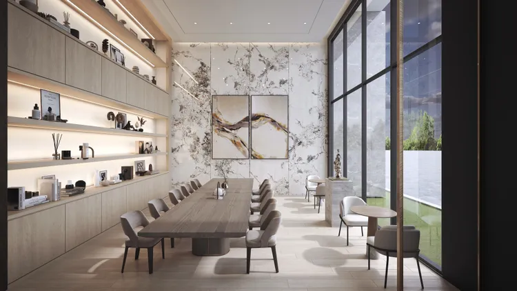 「艾美綠河」規劃採豪宅等級團隊，公設規劃多元堪比豪宅建案。清景麟提供