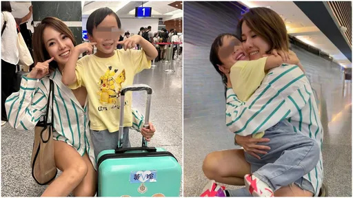 女星放手5歲兒「獨自遠行」！在新加坡沒掉1滴淚　早熟到讓媽媽心疼