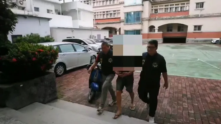 恆春分局將犯嫌逮捕到案。翻攝畫面