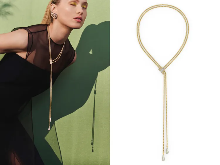 Summer套索式項鍊，鑽石總重7.25克拉，約294萬元。品牌提供