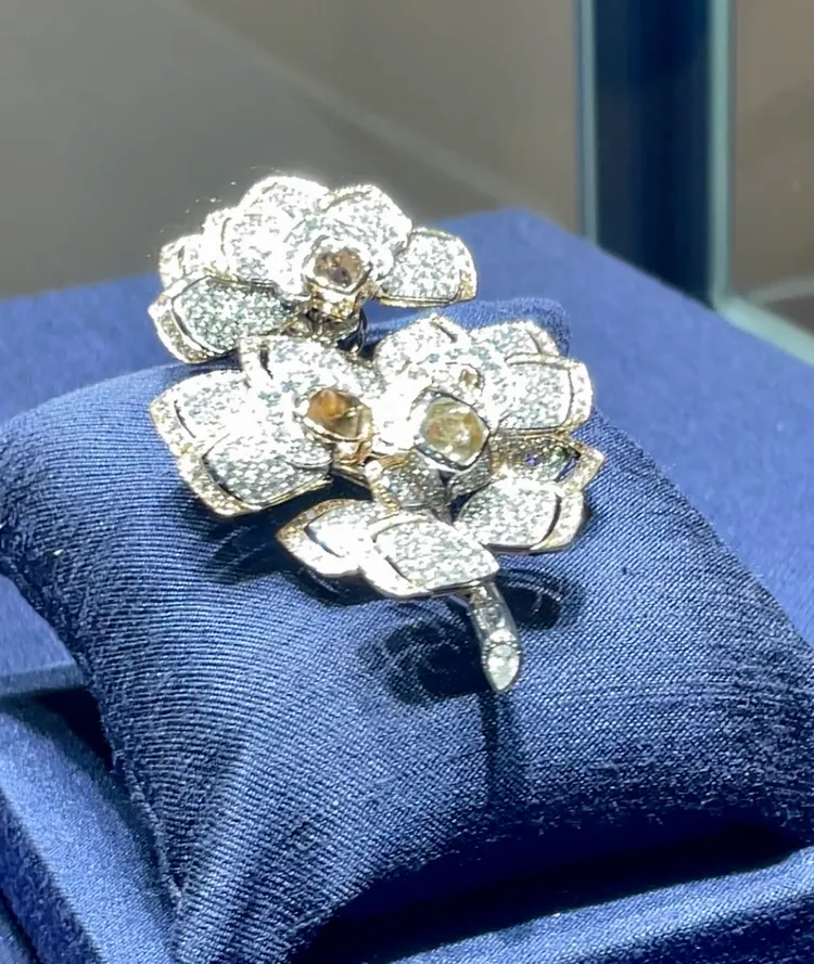 Spring胸針，鑽石總重17.11克拉，約3270萬元。品牌提供