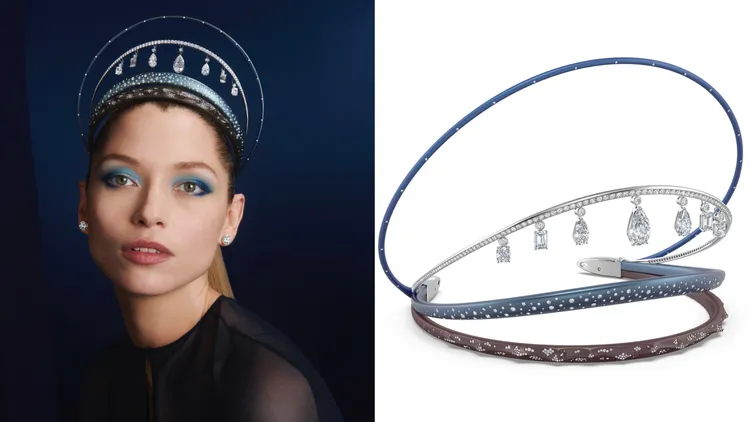 Winter冠冕頭飾，鑽石總重約41.55克拉，約9795萬元。品牌提供