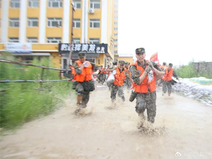 翻攝微博@北部戰區