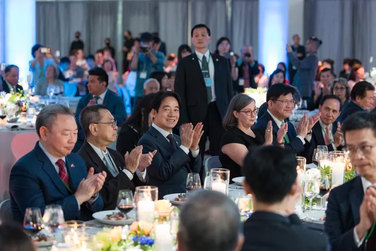 賴清德出席僑宴。總統府提供