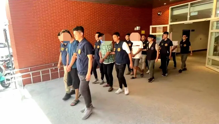 陳男等6人依法移送偵辦。翻攝畫面