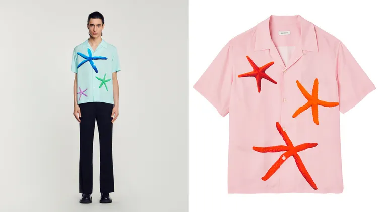 海星印花短袖襯衫，8290元。品牌提供