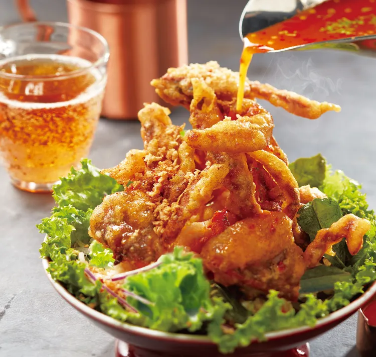 瓦城／非常泰的泰式酥炸軟殼蟹。業者提供