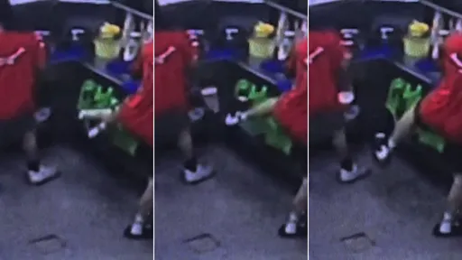 清心員工「神默契」救援墜落飲料　影片曝光！網驚：飲料店藏絕世高手