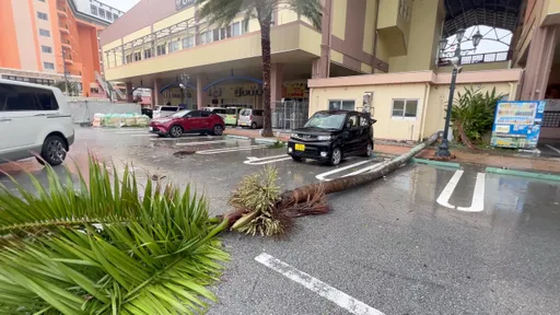 颱風卡努以無前例路徑再襲沖繩 恐北轉登陸九州