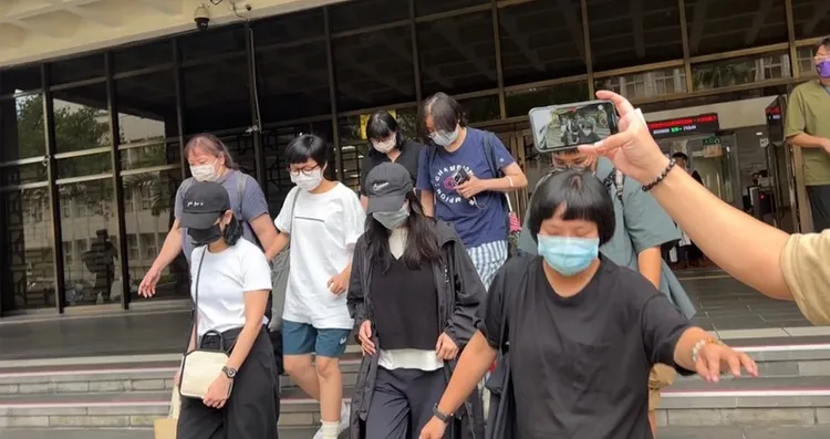 Faye搖搖頭堅稱沒有誣告。陳彩玲攝