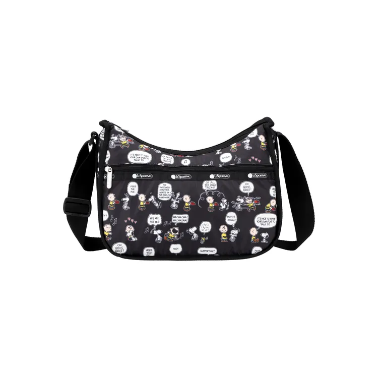 PEANUTS友誼萬歲經典斜背包，5500元。品牌提供