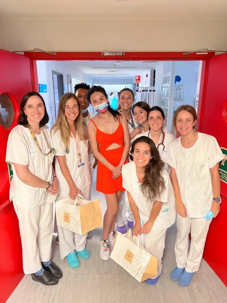 洪曉蕾表示這次意外花了多少錢她並不在乎，人平安回來最重要。翻攝洪曉蕾臉書