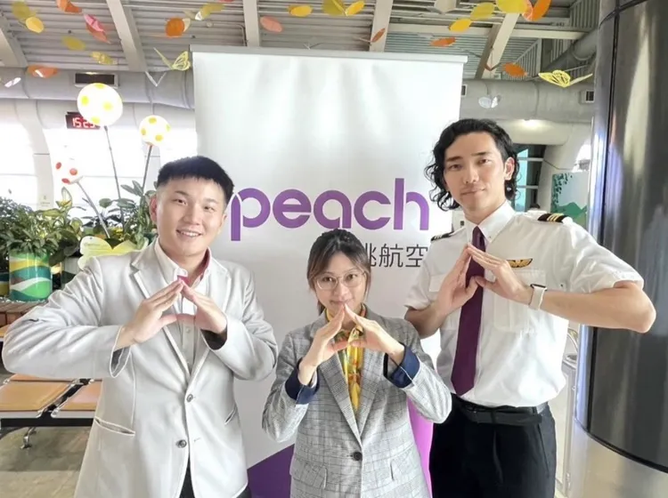 樂桃復航高雄大阪航線。業者提供